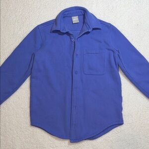 Aritzia Playful Purple Blue Cozy Fleece Shirt Jacket